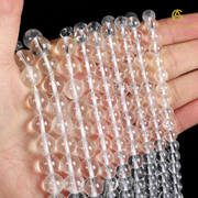 Natural Clear Quartz (SPATIK) String - Akshay Gems